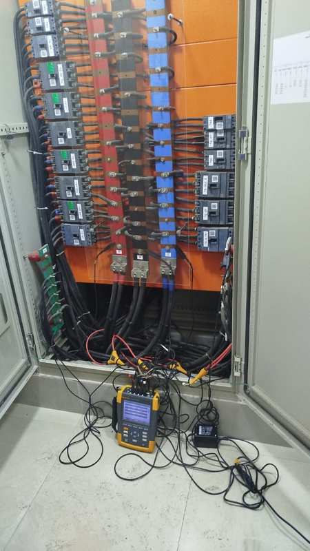 Tablero eléctrico análisis calidad de energía