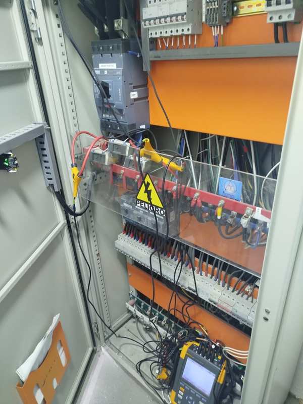 Medición calidad de energía en instalación